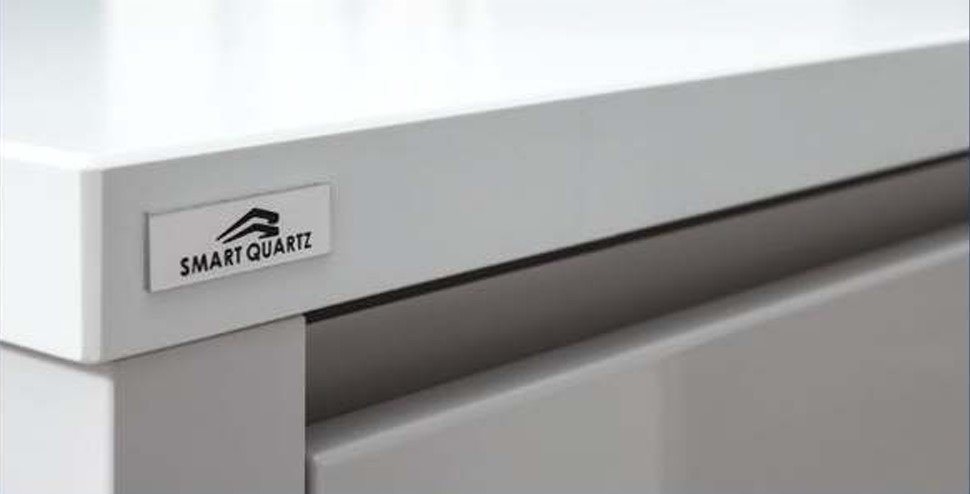 Столешница из камня smartquartz super white