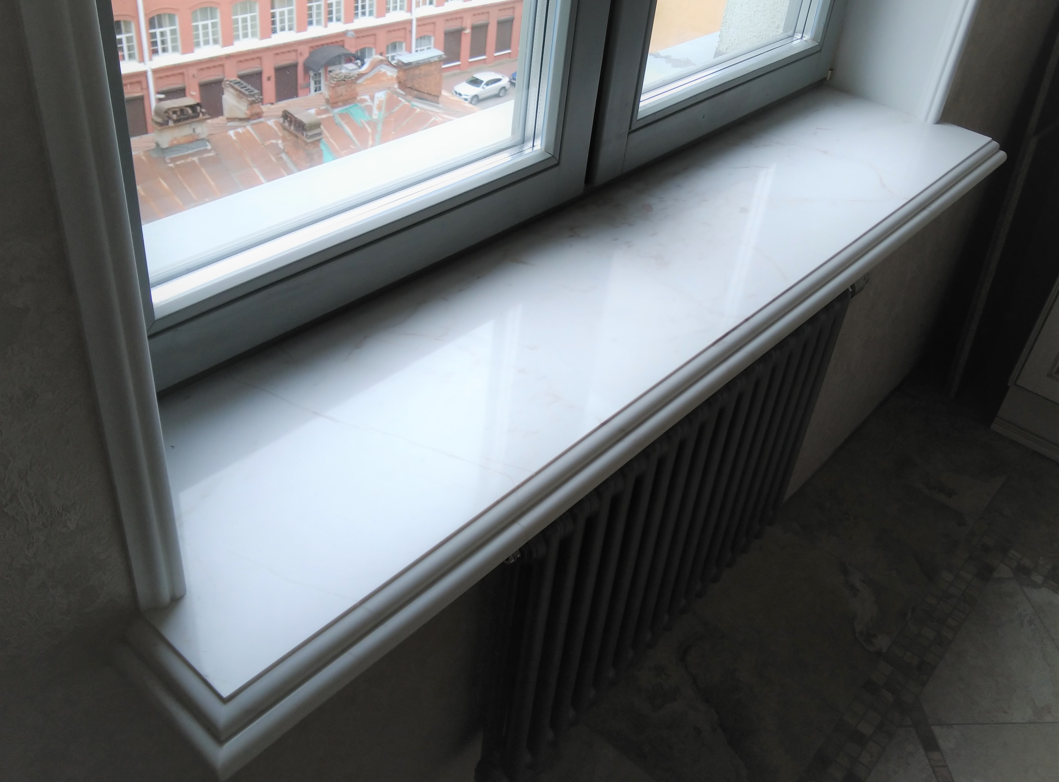 подоконник из мрамора Volakas 40 мм