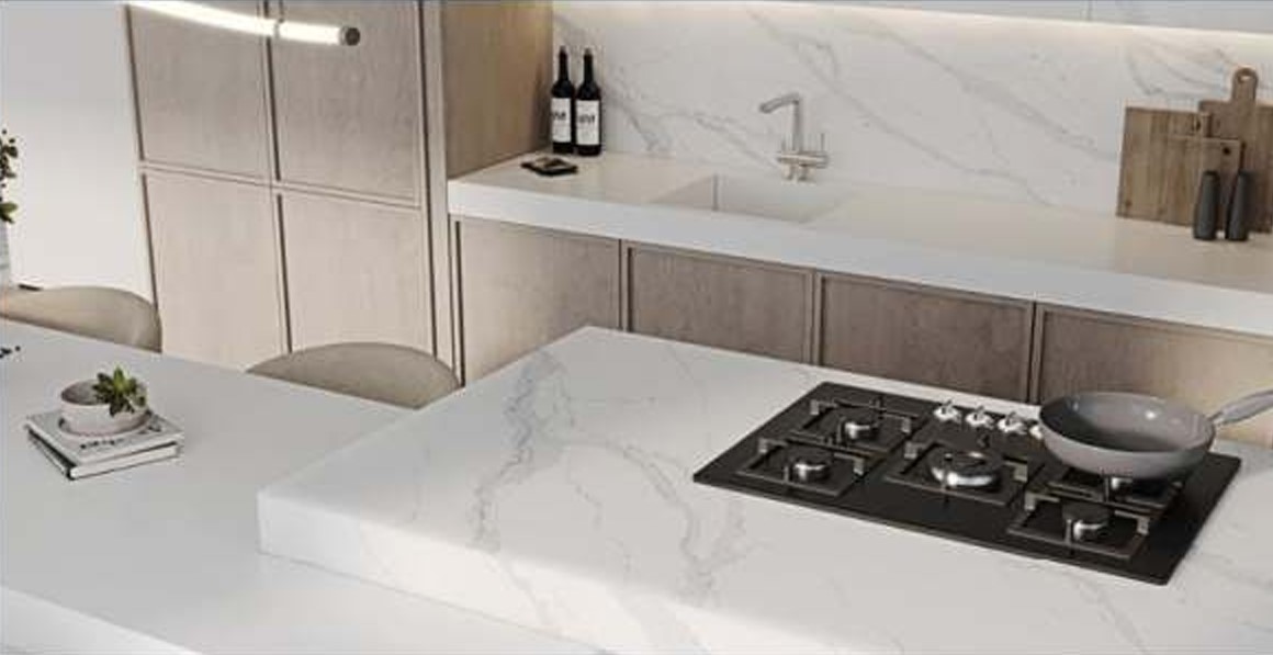 столешница из камня Calacatta moon